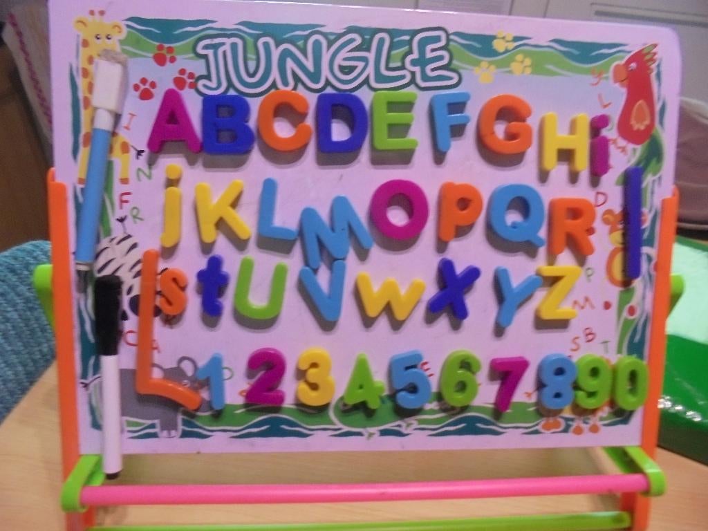 Magnetische letters en cijfers, Kinderen en Baby's, Speelgoed | Educatief en Creatief, Zo goed als nieuw, Taal en Lezen, Rekenen