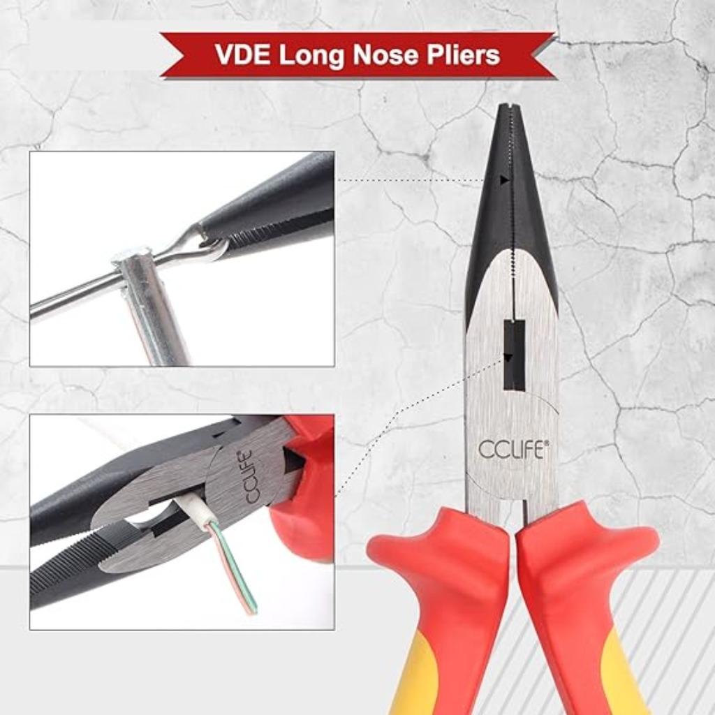 CCLIFE VDE schroevendraaier en tang geïsoleerd GRATIS LEV, Verzenden, Nieuw