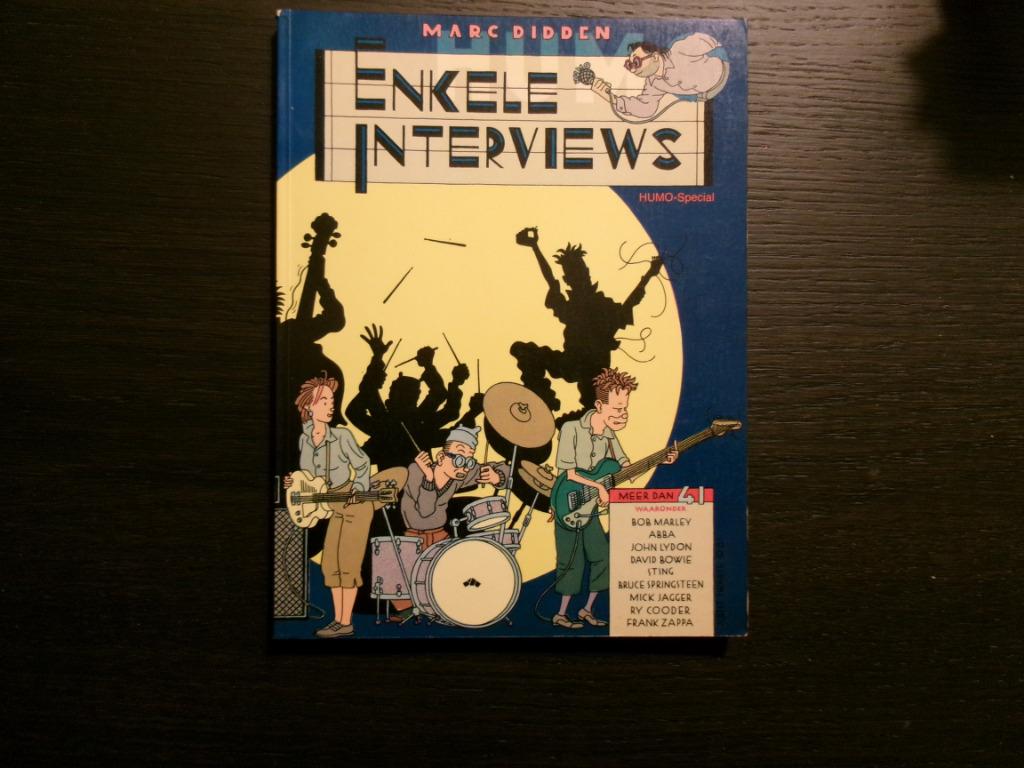 Enkele Interviews   -Marc Didden-, Livres, Musique, Enlèvement ou Envoi