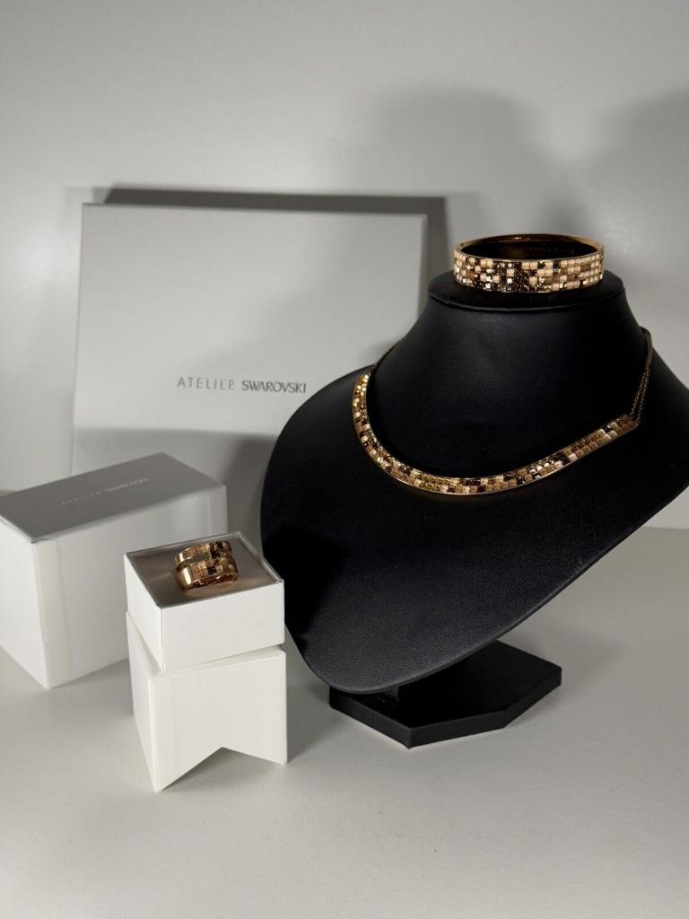 Swarovski Juwelenset - Exclusief - Viktor & Rolf - Atelier S, Handtassen en Accessoires, Armbanden, Overige materialen, Verzenden