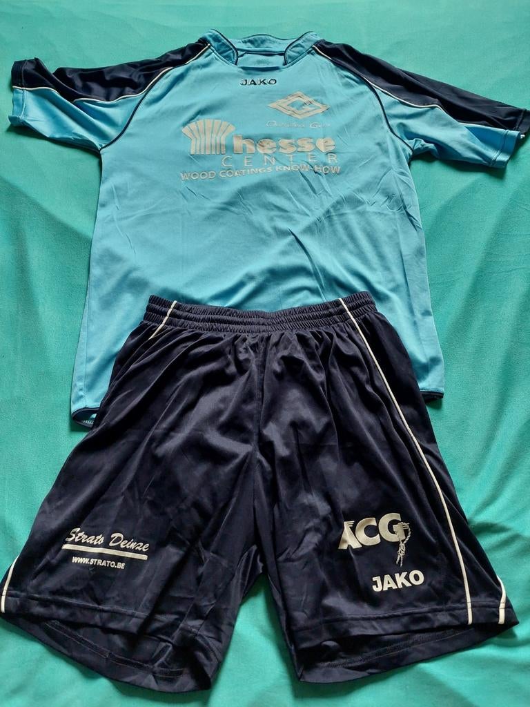 Volledige set wedstrijdtenue voor mini of zaalvoetbal, Sport en Fitness, Voetbal, Ophalen, Zo goed als nieuw, Set