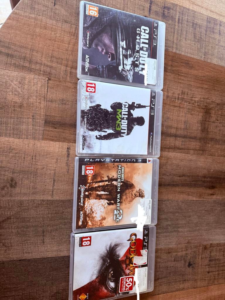 Call of Duty Games PS3 + God of war, Games en Spelcomputers, Ophalen of Verzenden, Zo goed als nieuw
