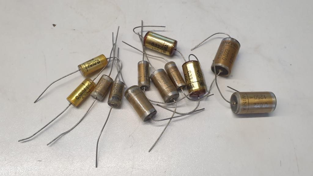 jw1202 : vintage WIMA condensatoren (NOS New old stock ), Hobby en Vrije tijd, Elektronica-componenten, Ophalen of Verzenden, Nieuw