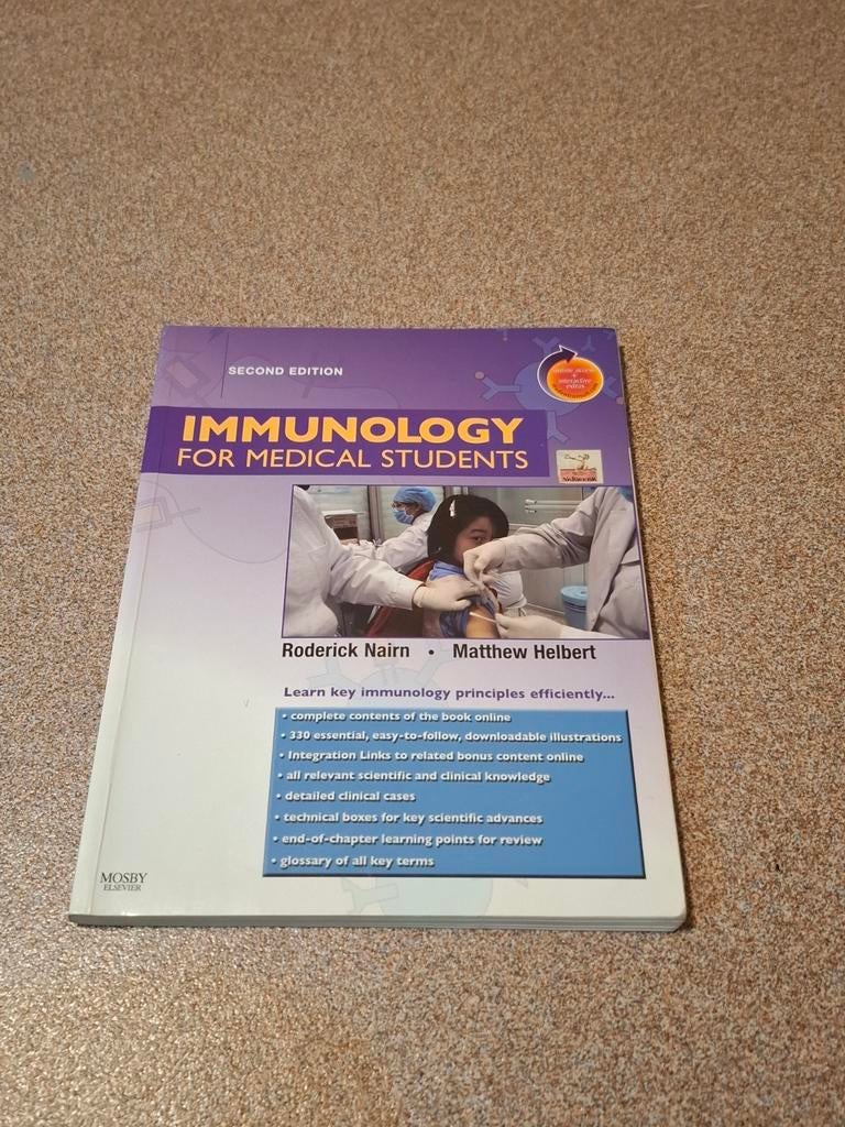 Immunology for medical students, Boeken, Ophalen of Verzenden, Gelezen