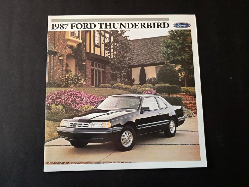 Brochure de la Ford Thunderbird 1987 aux États-Unis, Livres, Autos | Brochures & Magazines, Enlèvement ou Envoi, Ford