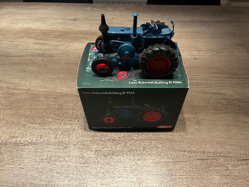 Lanz Bulldog 1:18, Hobby en Vrije tijd, Modelauto's | 1:32, Ophalen of Verzenden, Nieuw, Tractor of Landbouw, Schuco