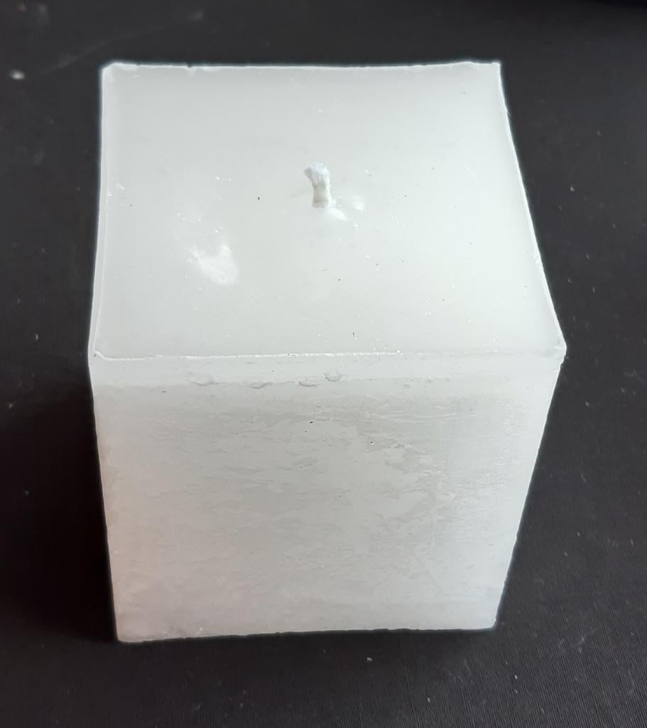 Bougie blanche, Enlèvement ou Envoi, Bougie, Autres matériaux, Blanc