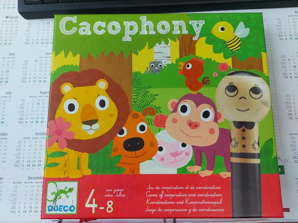 Cacophony Djeco jeu 4 à 8 ans, Enlèvement ou Envoi, Comme neuf