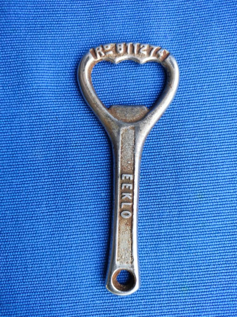 Ancien ouvre-bouteille de la marque Kruger Eeklo, Collections, Marques de bière, Enlèvement, Utilisé, Ouvre-bouteille, Autres marques