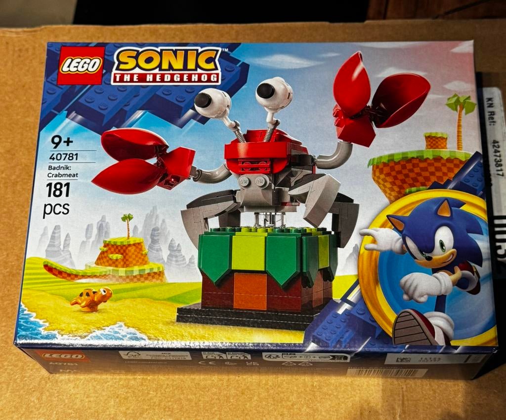 Lego 40781 - Sonic The Hedgehog - Badnik: Crabmeat, Ophalen of Verzenden, Nieuw, Complete set, Lego