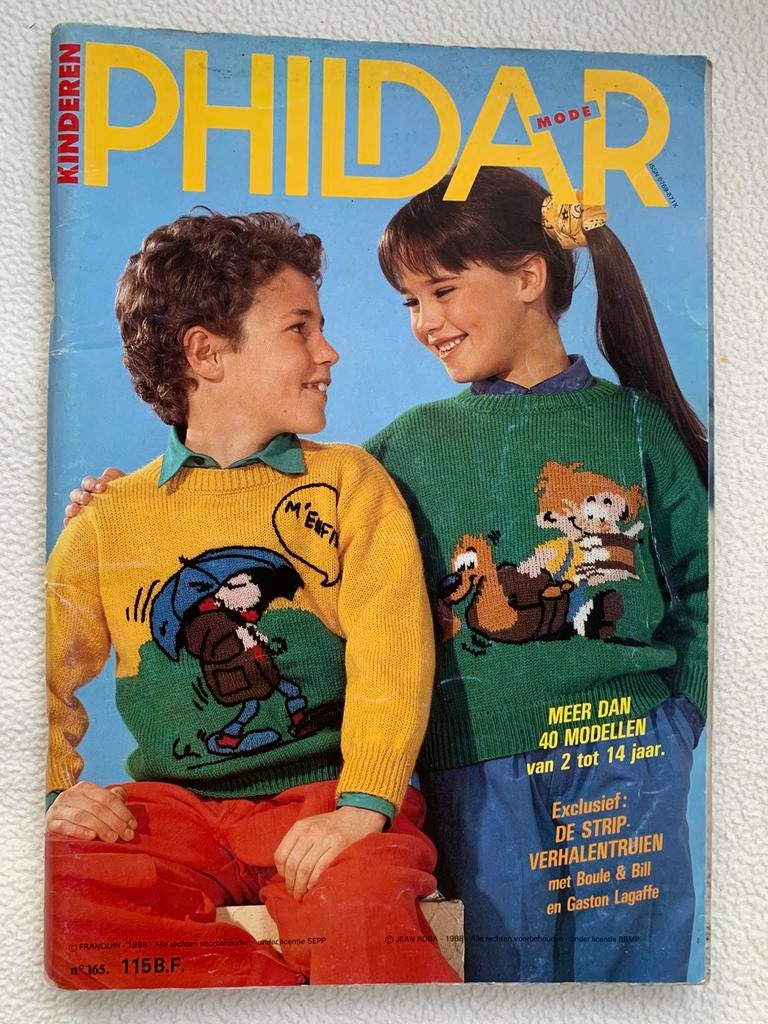 Phildar mode kinderen - vintage - 1988, Ophalen