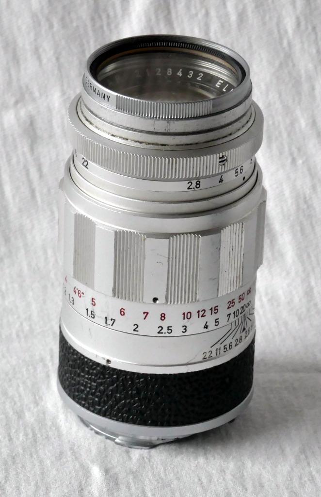 Leica Elmarit M 90 f2.8 Leitz Silver, TV, Hi-fi & Vidéo, Enlèvement ou Envoi, Utilisé, Reflex miroir, Leica