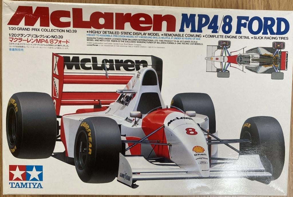McLaren MP4/8 Ford Schaal 1:20, Auto, Groter dan 1:32, Nieuw, Ophalen of Verzenden
