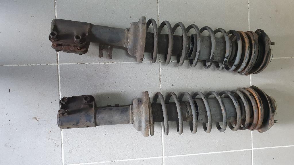 2 sets veerpoten McPherson VW Kever 1303, Auto-onderdelen, Ophanging en Onderstel, Oldtimer onderdelen, Volkswagen, Gebruikt, Ophalen