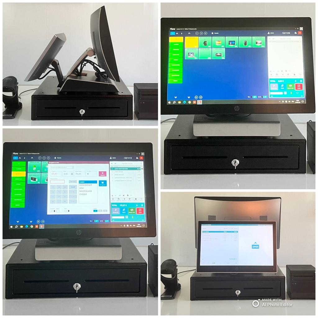 Caisse enregistreuse « HP » installee et prête à l’emploi, Articles professionnels, Enlèvement