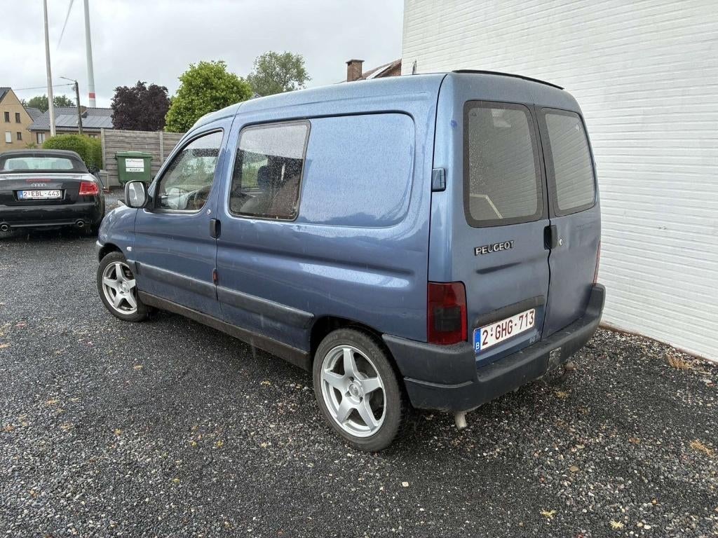 Peugeot Partner, 4 cilinders, Blauw, Particulier, 2 zetels