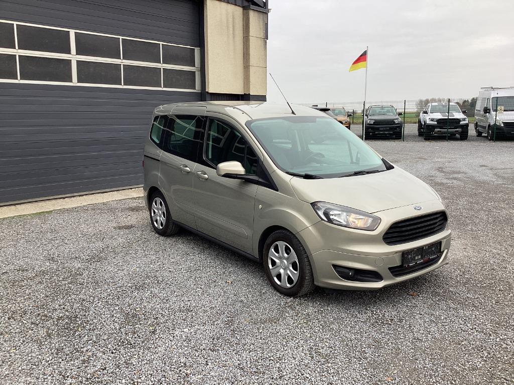 ford courier tourneo 15dci 2019 66000km 13950e alles in, Auto's, Voorwielaandrijving, Stof, 4 cilinders, Beige
