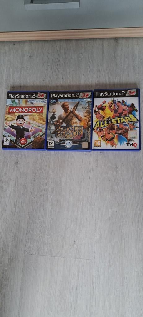 3 PS2-spellen, Ophalen