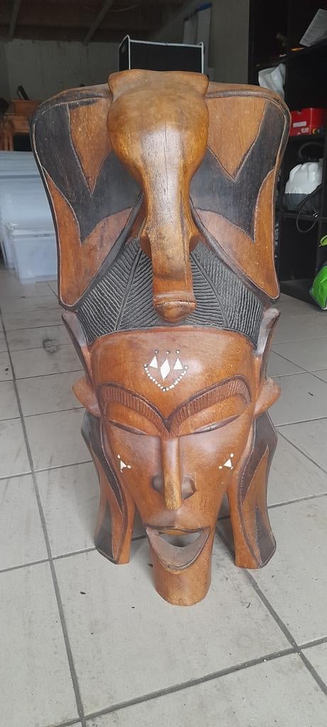 Groot Afrikaans masker. +- 70 cm, Ophalen