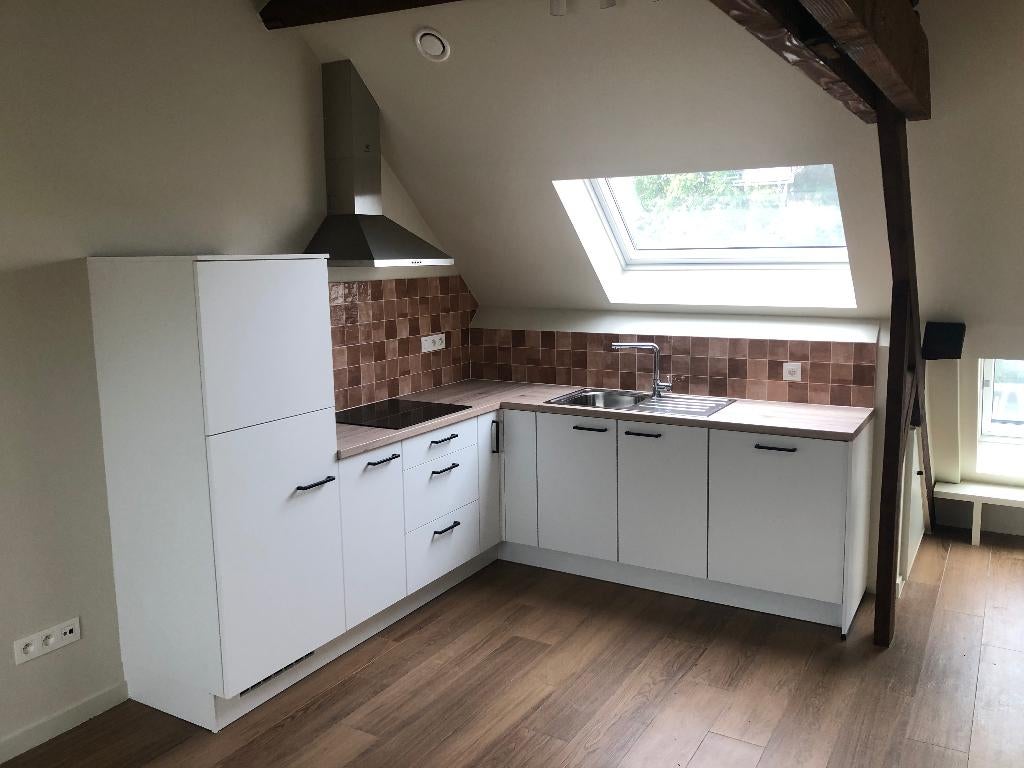 Keuken incl alle toestellen, Maison & Meubles, Cuisine | Cuisines complètes, Neuf, Cuisine d'angle, Blanc, Bois, Enlèvement