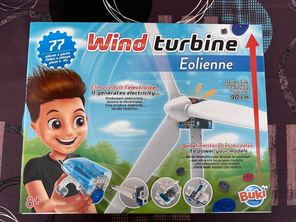 Buki France energie windmolen windturbine, Enlèvement ou Envoi, Comme neuf, Découverte