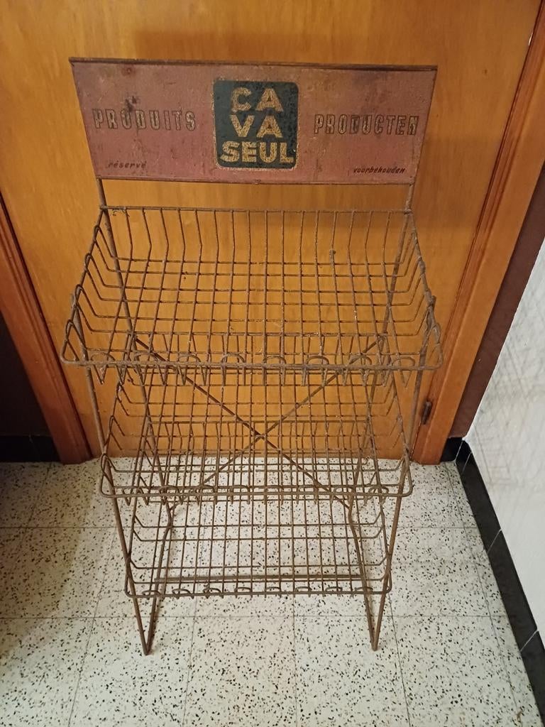 Ancien présentoir ça va seul, Huis en Inrichting, Woonaccessoires | Krantenbakken en Lectuurbakken, Ophalen