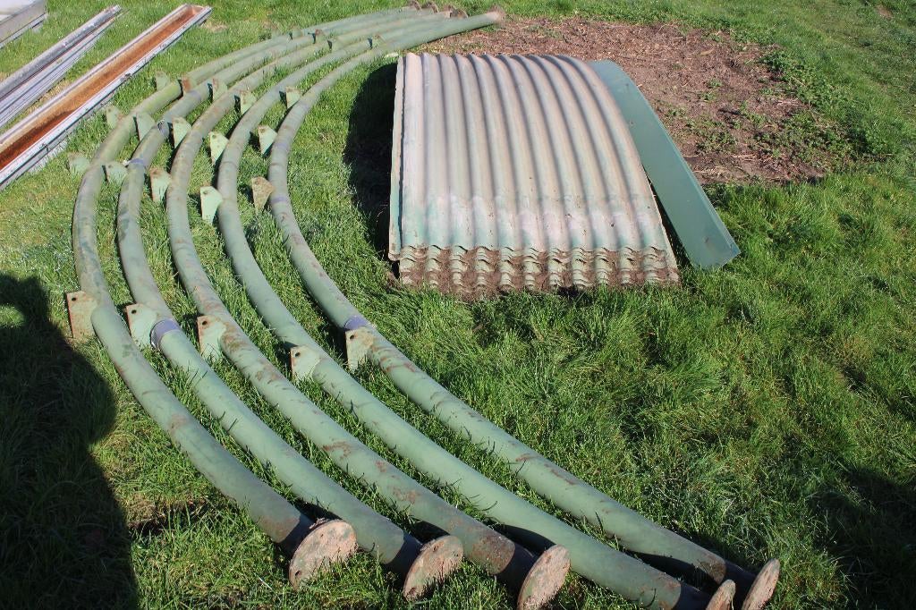 Toiture de hangar, Bricolage & Construction, 15 m² ou plus, Autres couleurs, Enlèvement, Utilisé