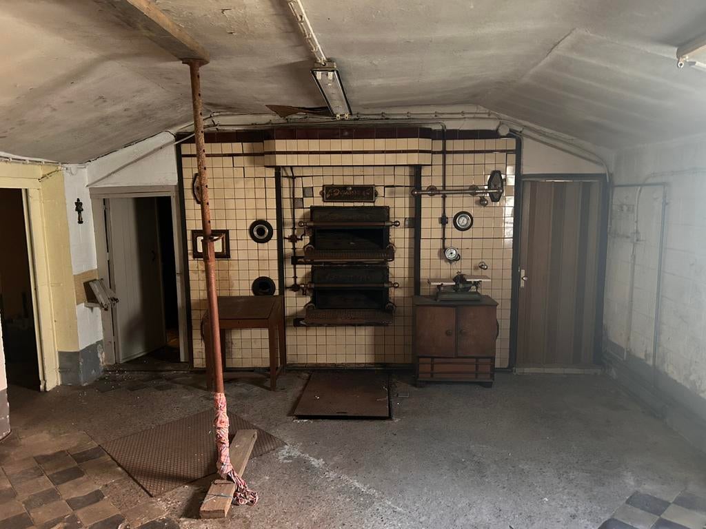 Ancien four de boulangerie en fonte + faïence – pièce rare, Enlèvement, Utilisé, Boulangerie et Boucherie