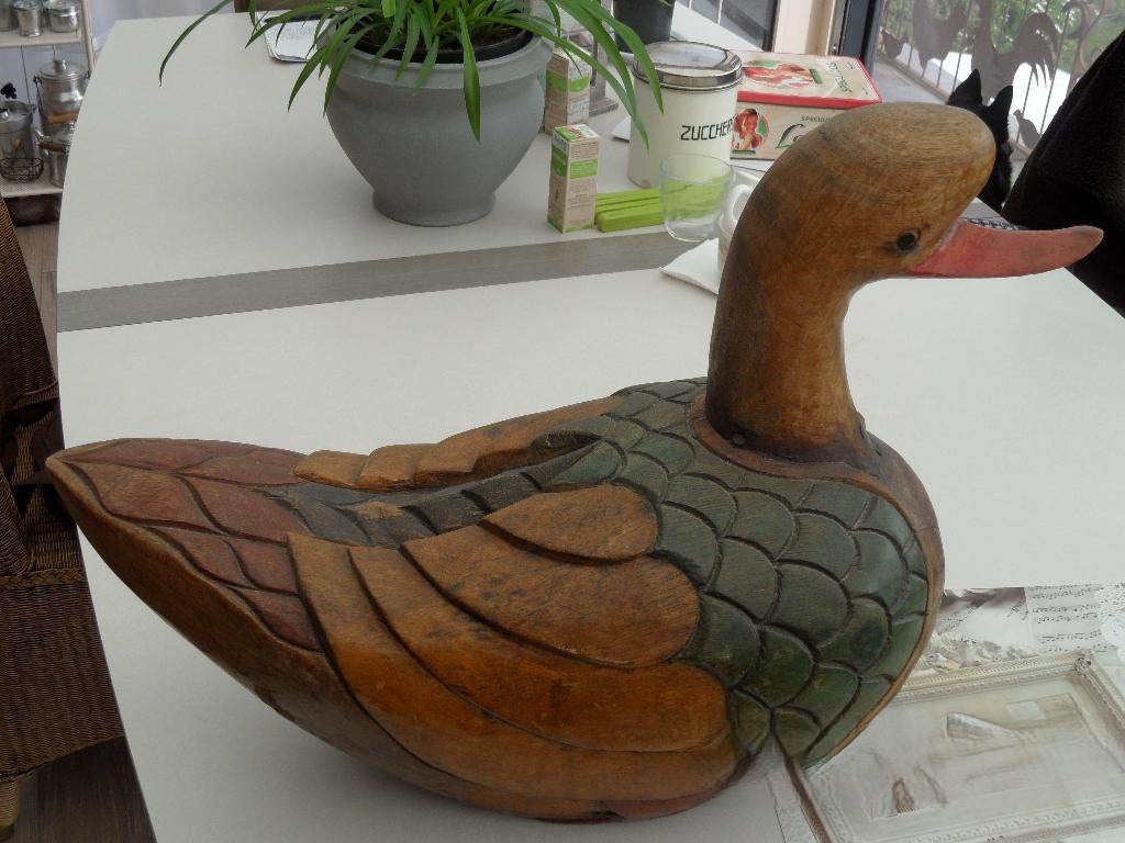 A vendre un gros canard en bois, Enlèvement