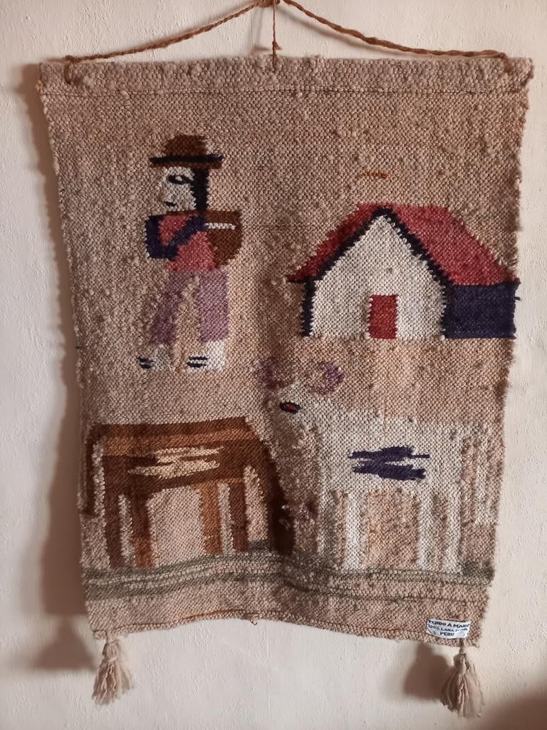 Decoratief Wandkleed (don freedman) + Wandkleed (peru), Ophalen