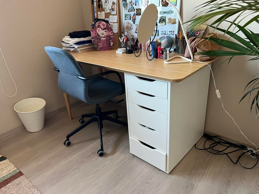 Bureau set van IKEA, Comme neuf, Enlèvement, IKEA, Avec tiroirs