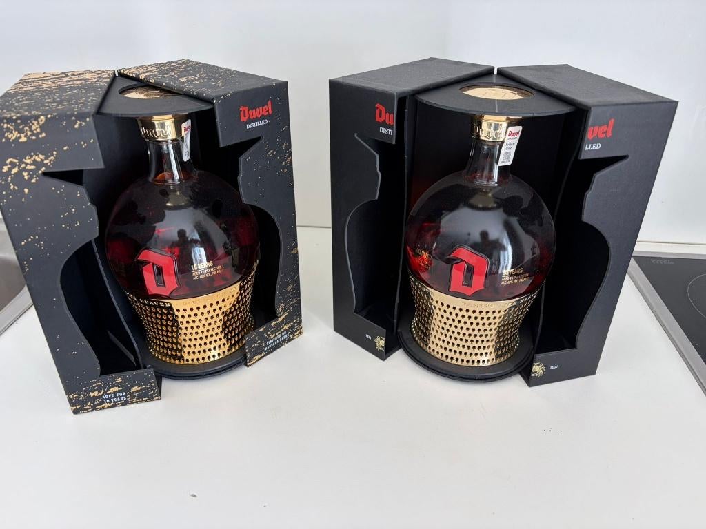 Duvel Distilled 2021 + 2023, Collections, Enlèvement, Neuf, Verre ou Verres, Duvel