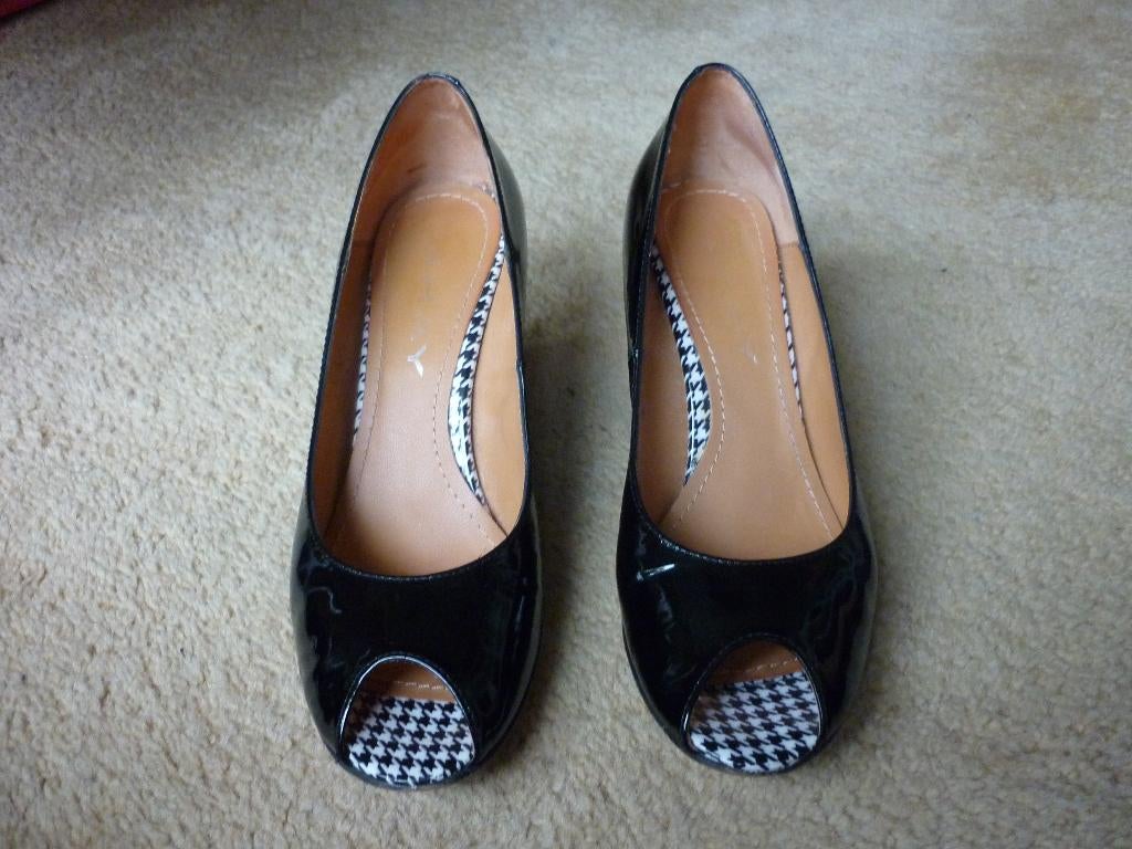 Lak Lederen Zomerschoenen Jhay, Kleding | Dames, Jhay, Zwart, Nieuw, Ophalen of Verzenden