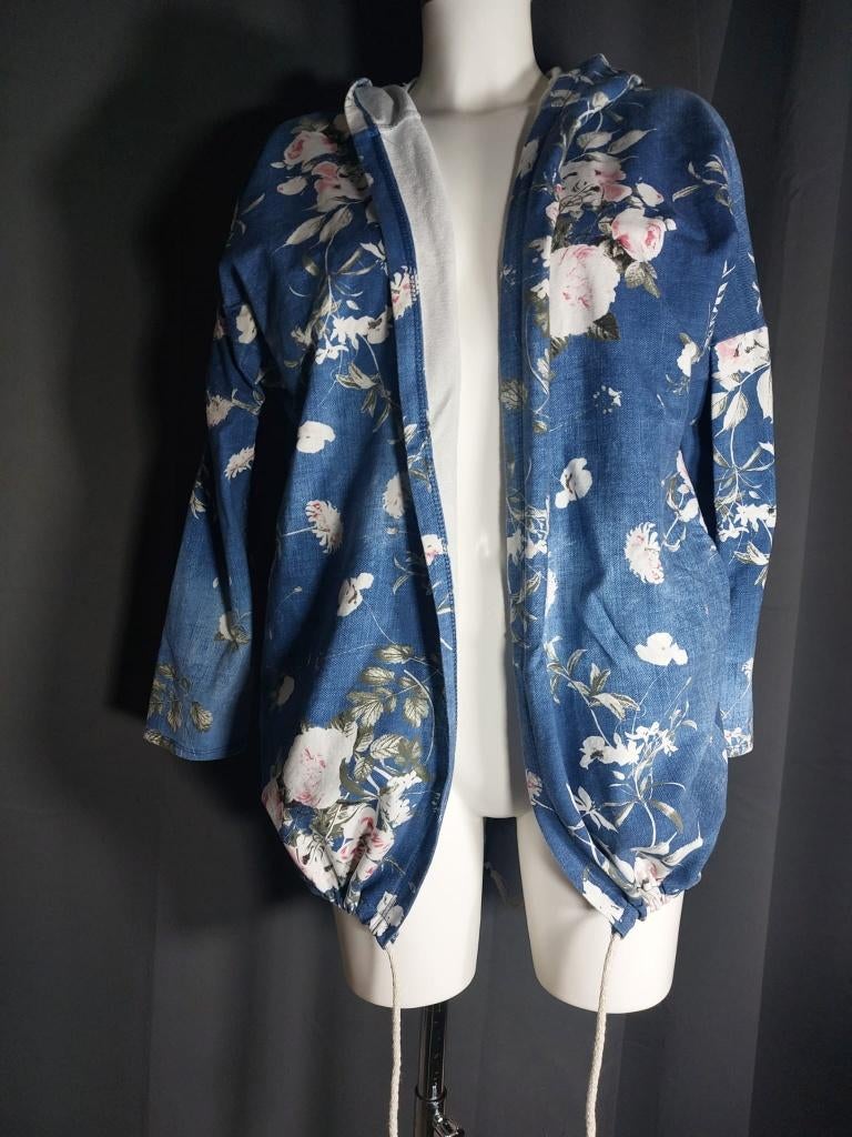 Peignoir à capuche Sans marque, Kleding | Dames, Pyjama's, Zo goed als nieuw, Maat 38/40 (M), Ophalen of Verzenden