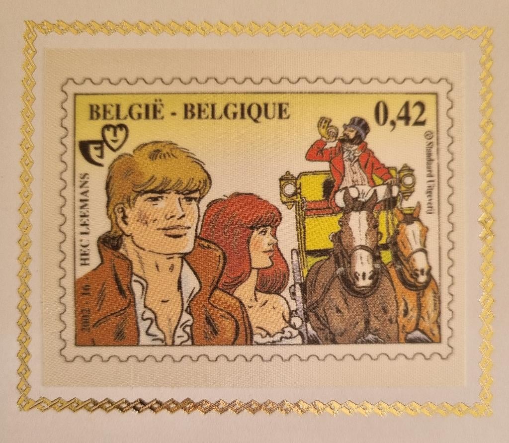 Bakelandt Hec Leemans FDC Zijde Belgie, Met envelop, Ophalen of Verzenden, Gestempeld, 1e dag stempel