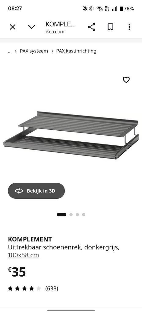 5 stuks uittrekbaar schoenenrek, Huis en Inrichting, Woonaccessoires | Wandplanken en Boekenplanken, Ophalen