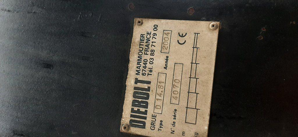 DIEBOLT BOOMKRAAN D14.81 (bj 2004), Auto's, Overige merken, Overige brandstoffen, Bedrijf, Te koop