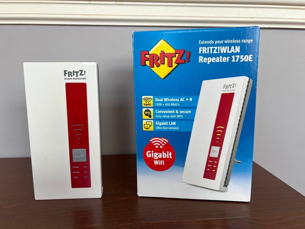 Répéteur Wi-Fi FRITZ!WLAN Repeater 1750E, Enlèvement, Comme neuf