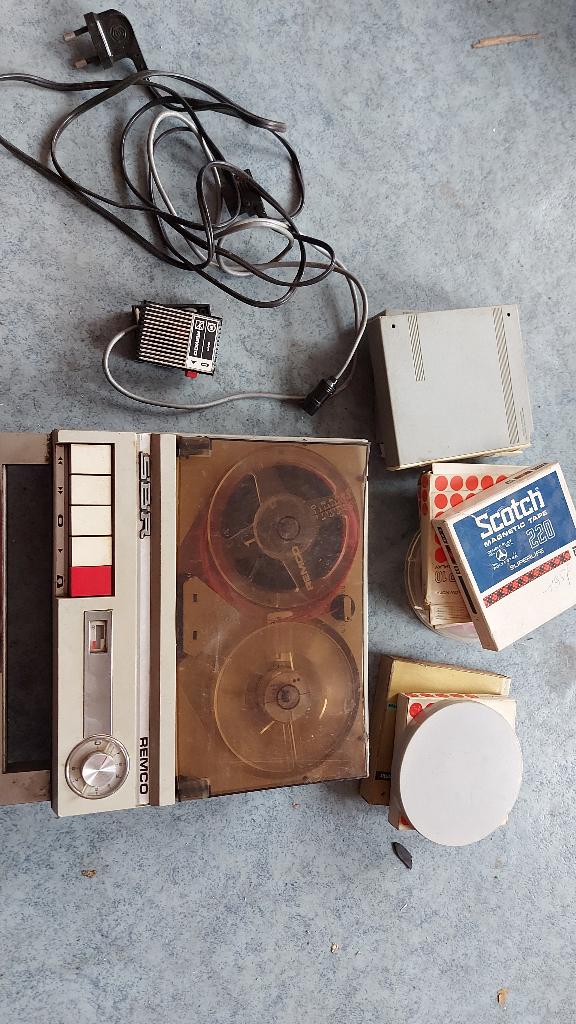 Magnétophone à bande Remco S 3000 tape recorder vintage, Verzamelen, Elektronische Apparatuur, Audio en Video, Ophalen