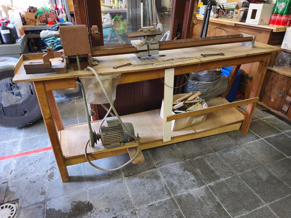 Tour à bois (moteur triphasé), Bricolage & Construction, Enlèvement, Tour à bois