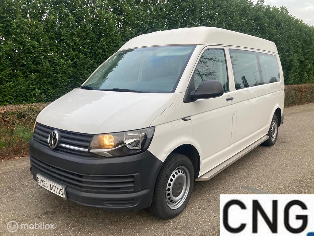 VW Transporter T6 9 PERS CNG /BENZINE € 13950,- +21 % BTW, Auto's, 4 deurs, Stof, Gebruikt, 4 cilinders