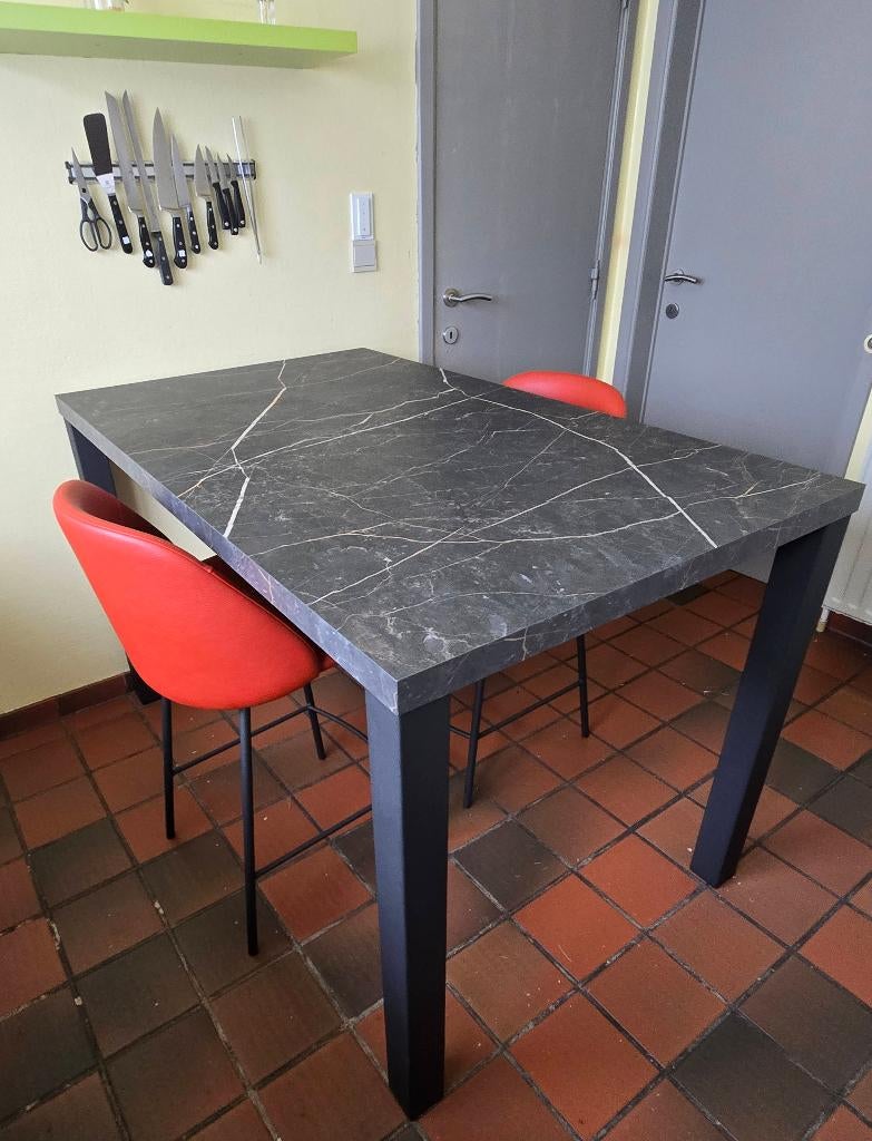 Hoge Keukentafel/Bartafel QUBE HPL PERFECTA, Enlèvement, Comme neuf