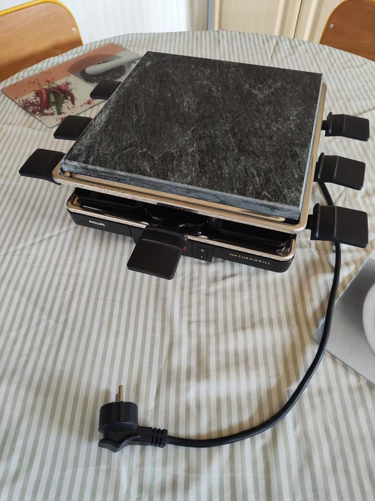 Raclette pierrade Philips, Electroménager, Enlèvement