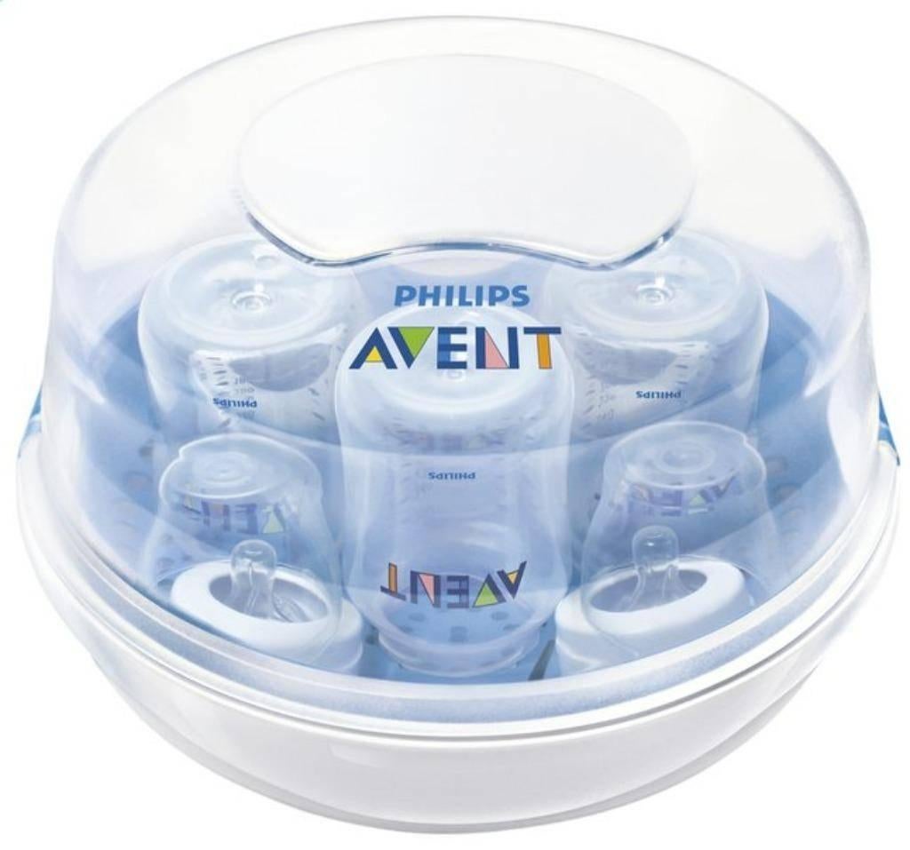 Philips AVENT Sterilisator voor microgolf + Avent Drinkbeker, Kinderen en Baby's, Babyvoeding en Toebehoren, Ophalen of Verzenden