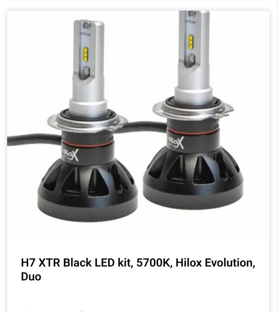 2 LED H7, 3600 lumens, HiLOX, Autos : Pièces & Accessoires, Éclairage, Enlèvement ou Envoi