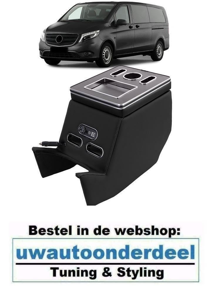USB Luxe Middenconsole Armsteun Zwart Voor Mercedes V Klasse, Envoi