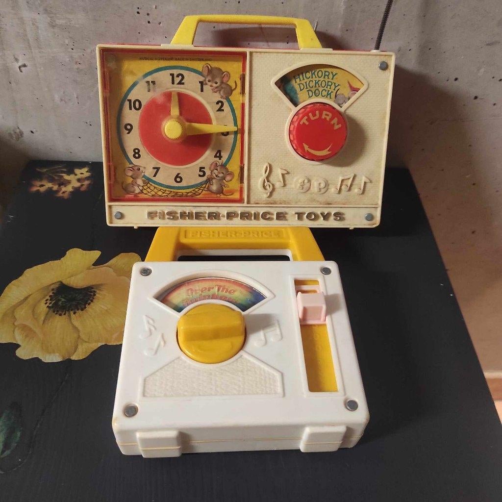 Fisher Price klok en radio, Kinderen en Baby's, Speelgoed | Fisher-Price, Ophalen of Verzenden, Met geluid