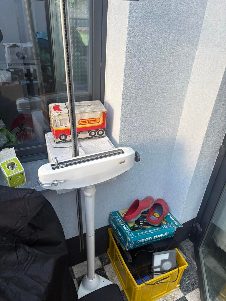 Vintage Seca Doktersweegschaal met Lengtemeter – Jaren '60, Electroménager, Balances, Enlèvement, Comme neuf, Pèse-personne, Analogique