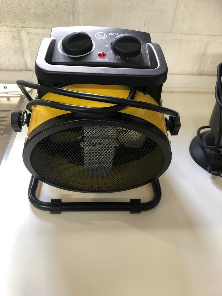 Warme luchtblazer, Enlèvement, Utilisé