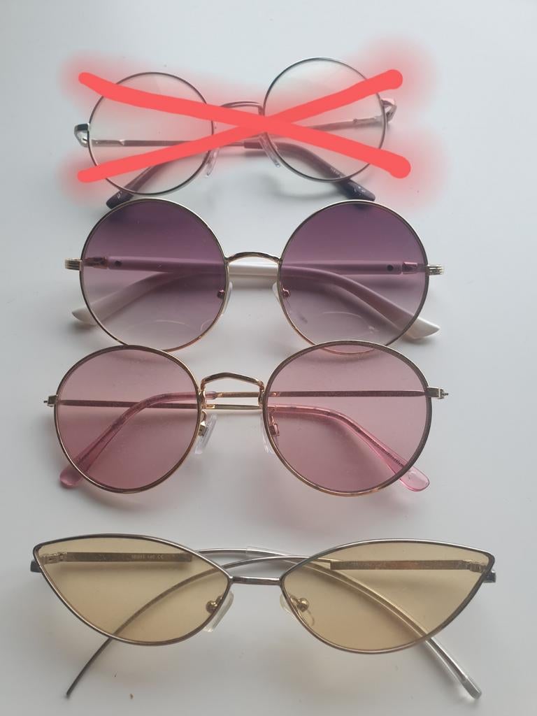 Brillen met gewone glazen (voor toneel of als accessoire), Ophalen of Verzenden